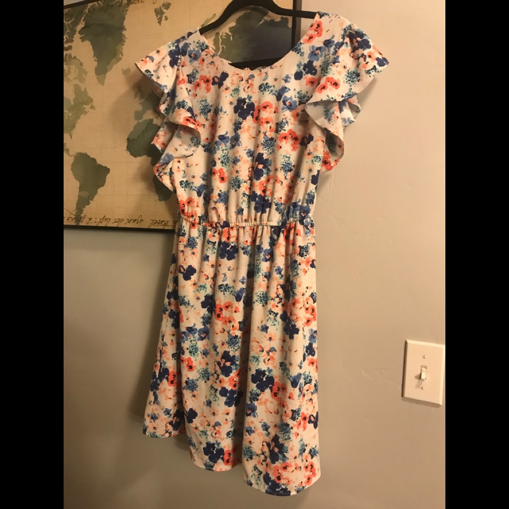 Floral print dress